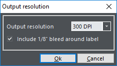 Export resolution